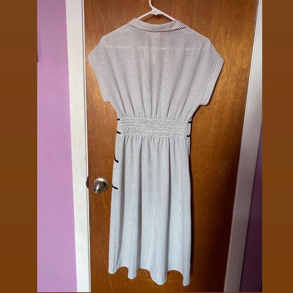 White Polka Dot Dress - Picture 2 of 3